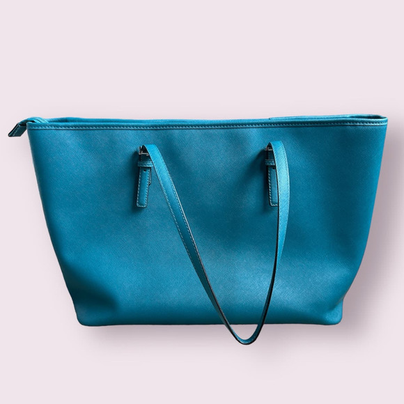 Michael Kors Jet Set Travel Large Saffiano Leather Tote Bag - Picture 2 of 15